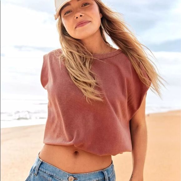 aerie Tops - Aerie Dolman Sleeve Oversized T-Shirt Size Medium